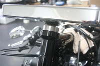 Set the top tree assembly on the steering head